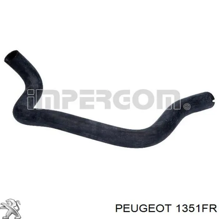 Comprar 1351FR Peugeot/Citroen Manguera inferior del radiador