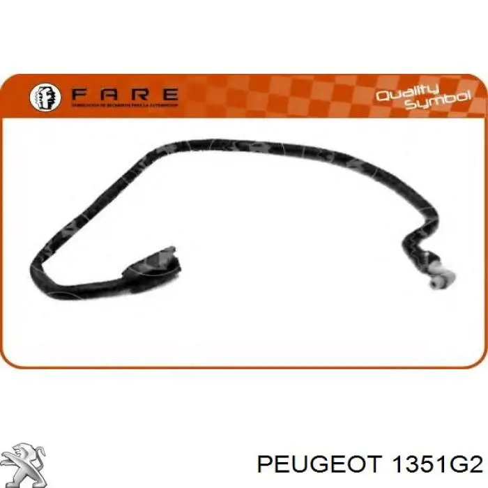 Manguera inferior del radiador Peugeot/Citroen 1351G2 precio, desde 29,57 EUR