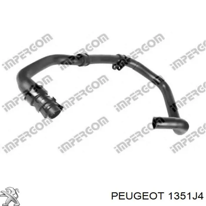 1351J4 Peugeot/Citroen manguera (conducto del sistema de refrigeración)