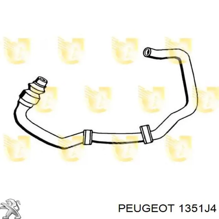 Comprar 1351J4 Peugeot/Citroen Manguera de agua refrigerante