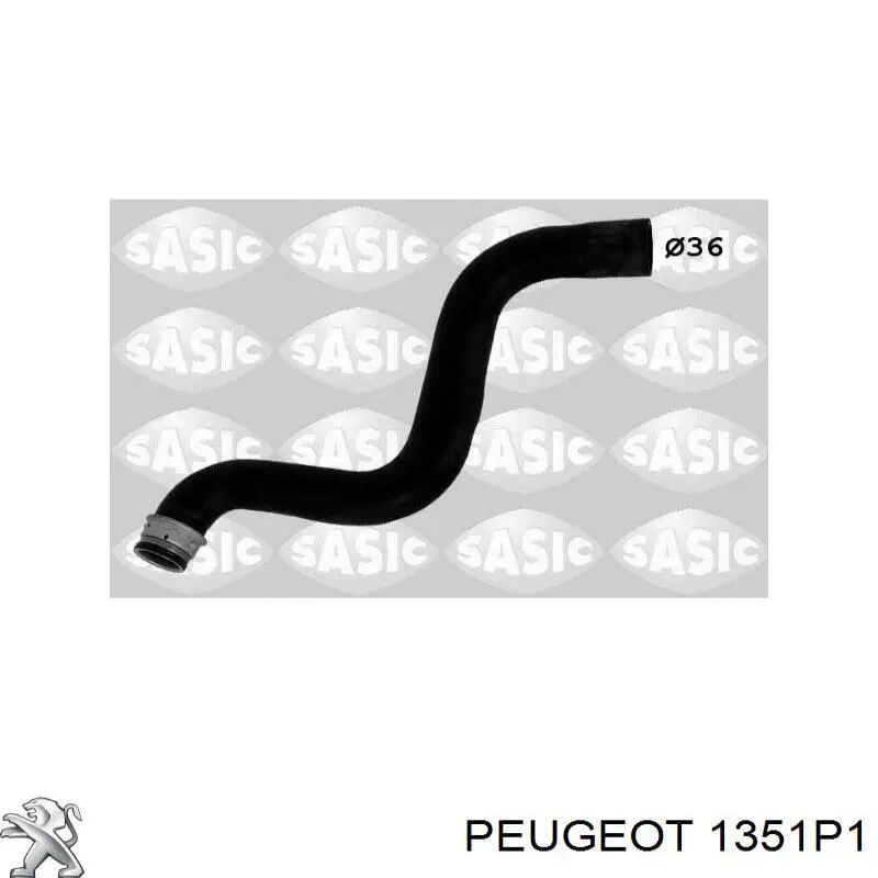 Comprar 1351P1 Peugeot/Citroen Manguera inferior del radiador