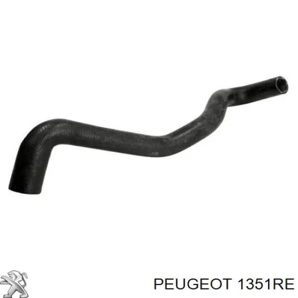 1351RE Peugeot/Citroen manguera refrigerante para radiador inferiora