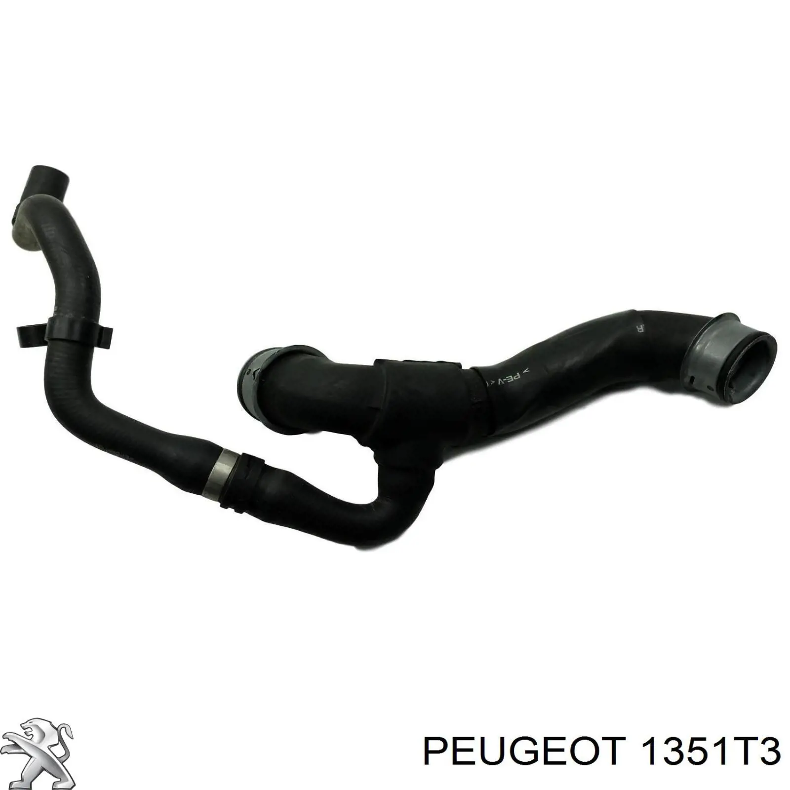 1351T3 Peugeot/Citroen manguera refrigerante para radiador inferiora