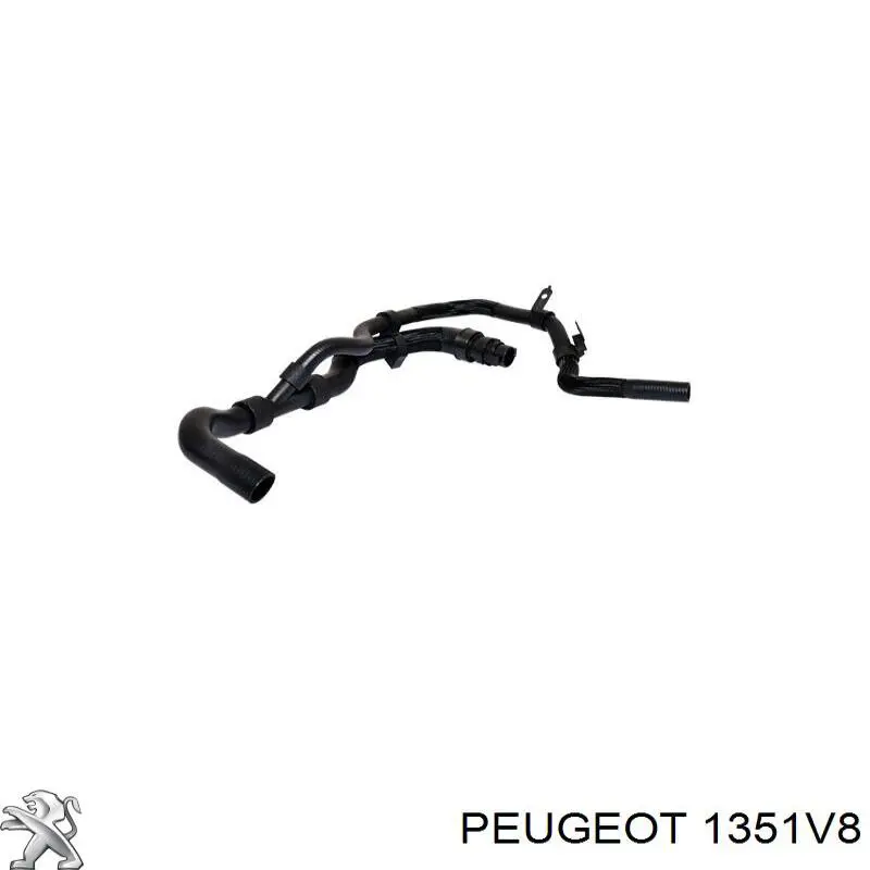 Comprar 1351V8 Peugeot/Citroen Manguera superior del radiador