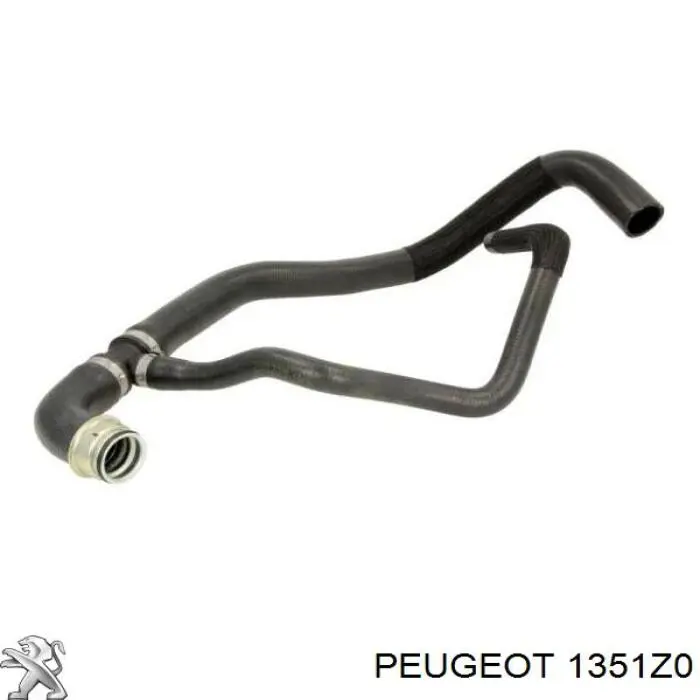 1351Z0 Peugeot/Citroen manguera refrigerante para radiador inferiora