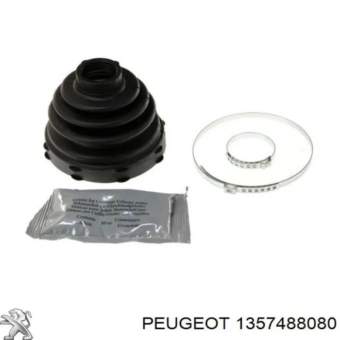 1357488080 Peugeot/Citroen árbol de transmisión delantero izquierdo