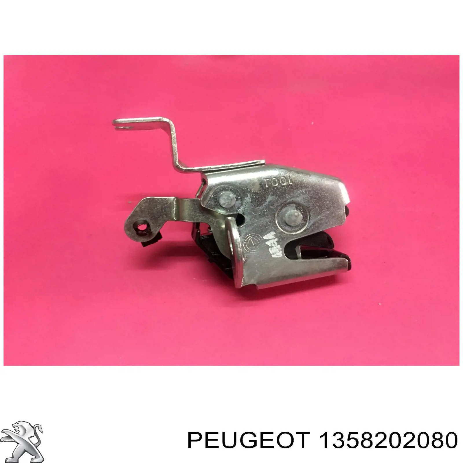 1358202080 Peugeot/Citroen cerradura de puerta de batientes, trasera izquierda superior