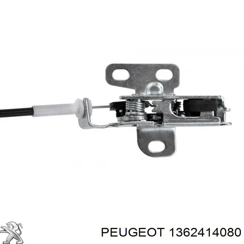 1362414080 Peugeot/Citroen cerradura de puerta de batientes, trasera izquierda superior