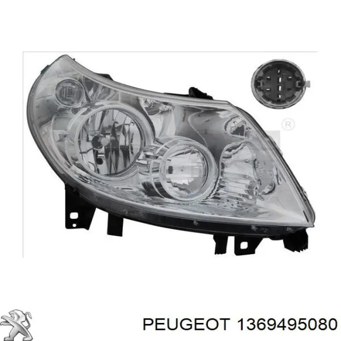 1369495080 Peugeot/Citroen faro derecho
