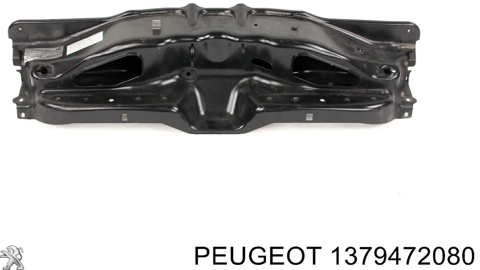 1379472080 Peugeot/Citroen soporte de radiador superior (panel de montaje para foco)