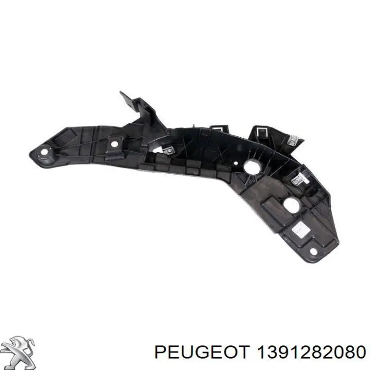 Soporte de parachoques delantero derecho 1391282080 Peugeot/Citroen
