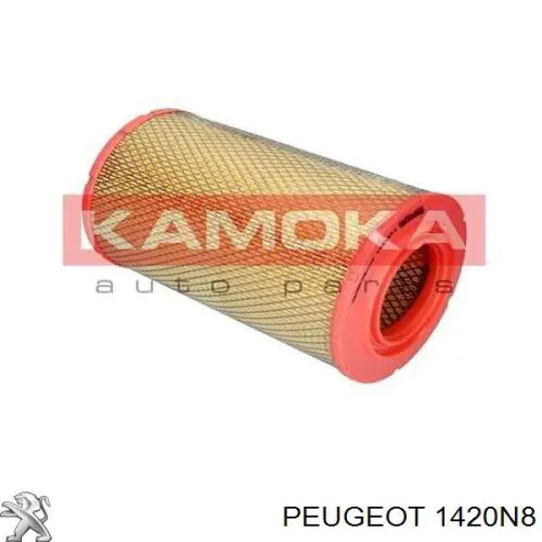 1420N8 Peugeot/Citroen filtro de aire