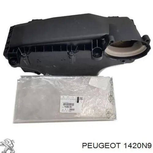 Comprar 1420N9 Peugeot/Citroen Caja del filtro de aire