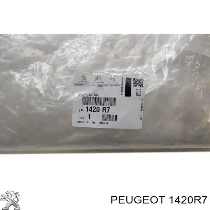 Caja del filtro de aire Peugeot/Citroen 1420R7 precio, desde 5,86 EUR