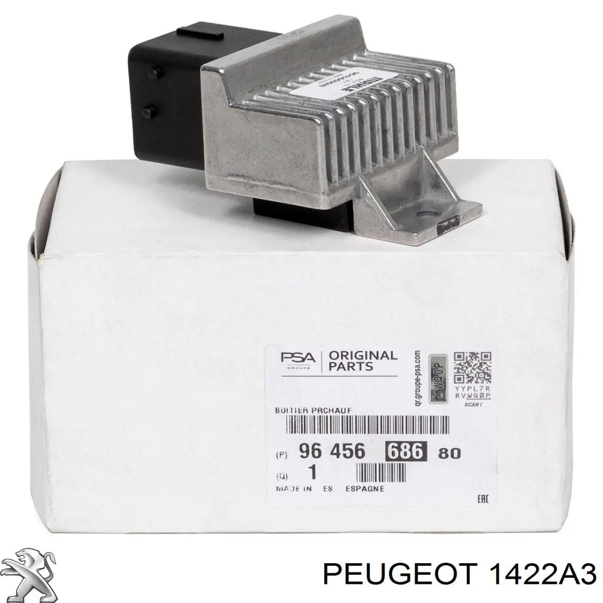 Soporte de la caja del filtro de aire 1422A3 Peugeot/Citroen