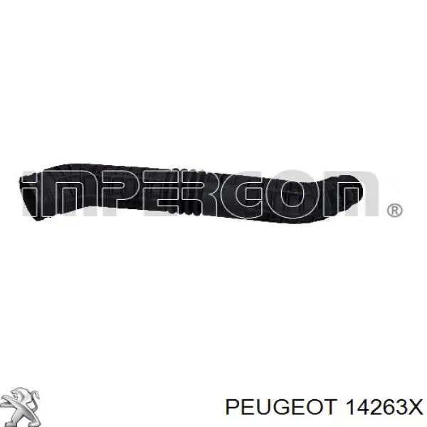 14263X Peugeot/Citroen tubo flexible de aspiración, salida del filtro de aire