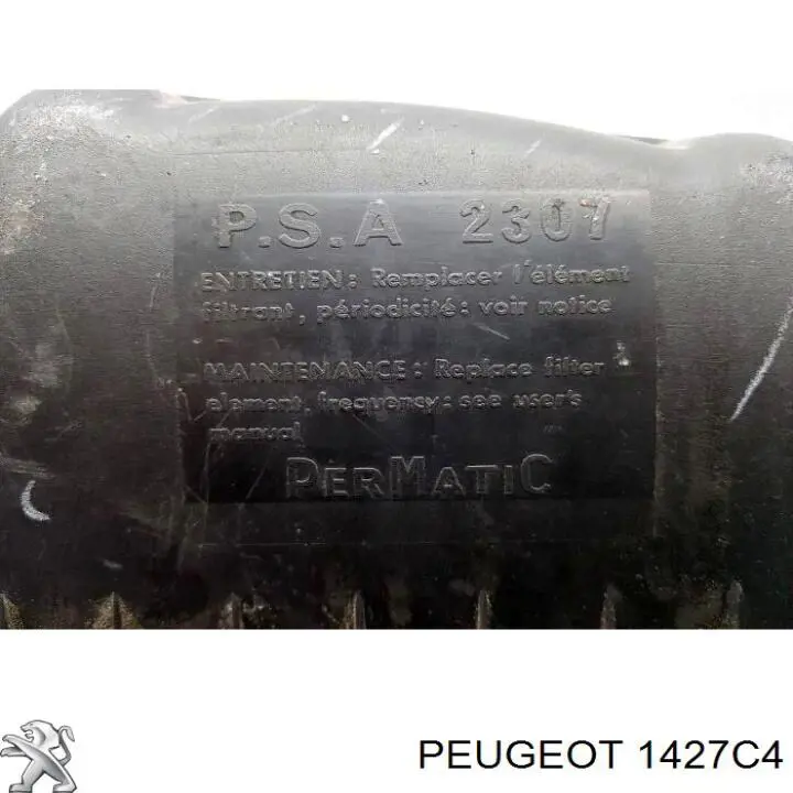 1427C4 Peugeot/Citroen Carcasa del filtro de aire
