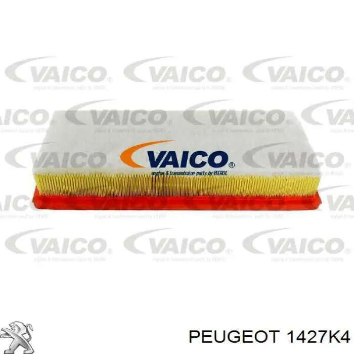 1427K4 Peugeot/Citroen caja del filtro de aire