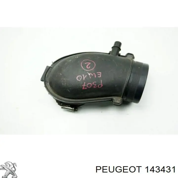 Comprar 143431 Peugeot/Citroen Manguito de aire del medidor de masa de aire