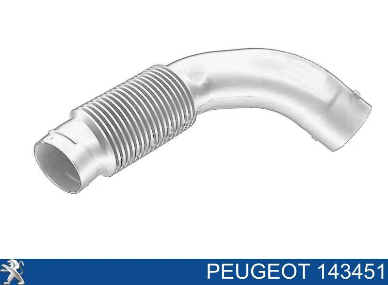 143451 Peugeot/Citroen tubo flexible de aspiración, entrada del filtro de aire