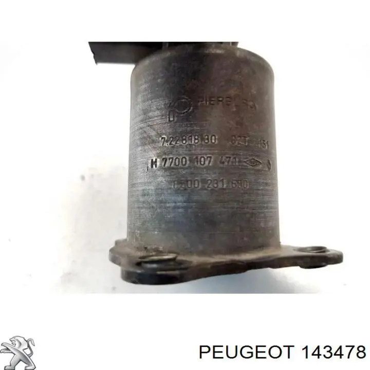 143478 Peugeot/Citroen tubo flexible de aspiración, salida del filtro de aire