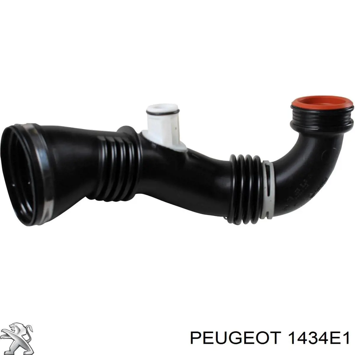 1434E1 Peugeot/Citroen tubo flexible de aspiración, salida del filtro de aire