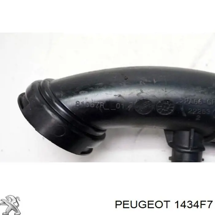 Comprar 1434F7 Peugeot/Citroen Tubo de admisión de aire al turbocompresor