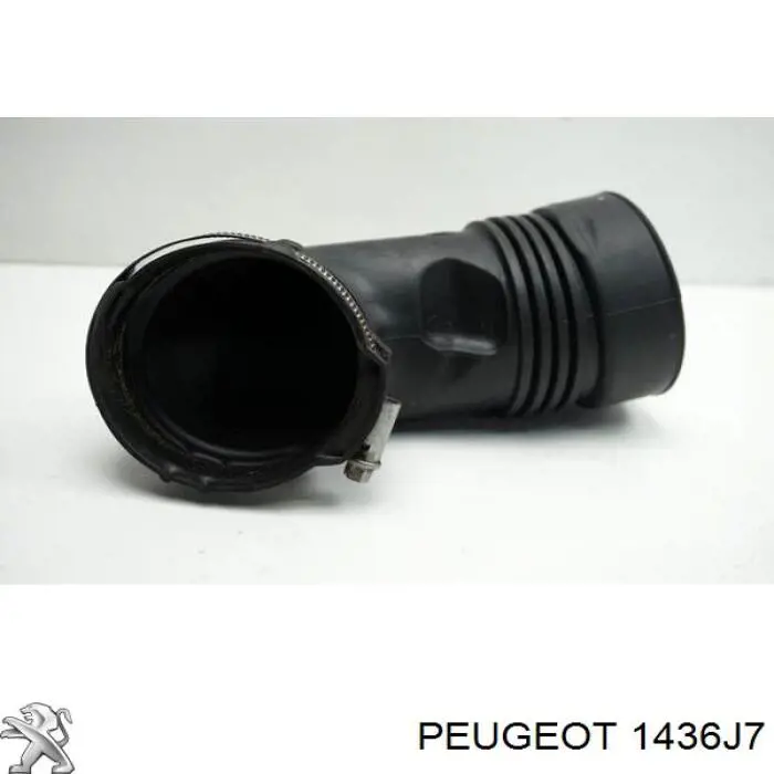 1436J7 Peugeot/Citroen Conducto de aire, salida del filtro de aire