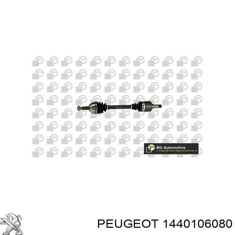 DK59.003 SNR árbol de transmisión delantero izquierdo