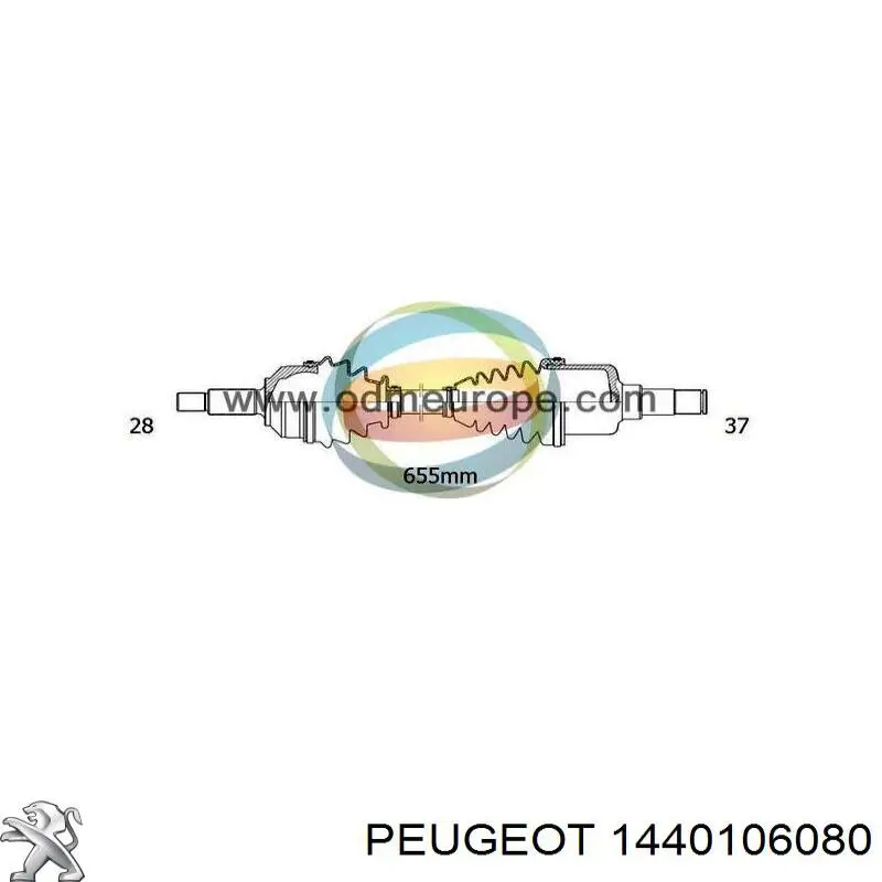 Semieje delantero izquierdo SNR DK59003 precio, desde 125,80 EUR