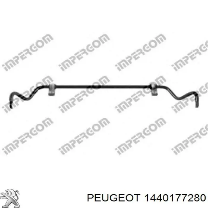 Estabilizador delantero 1440177280 Peugeot/Citroen