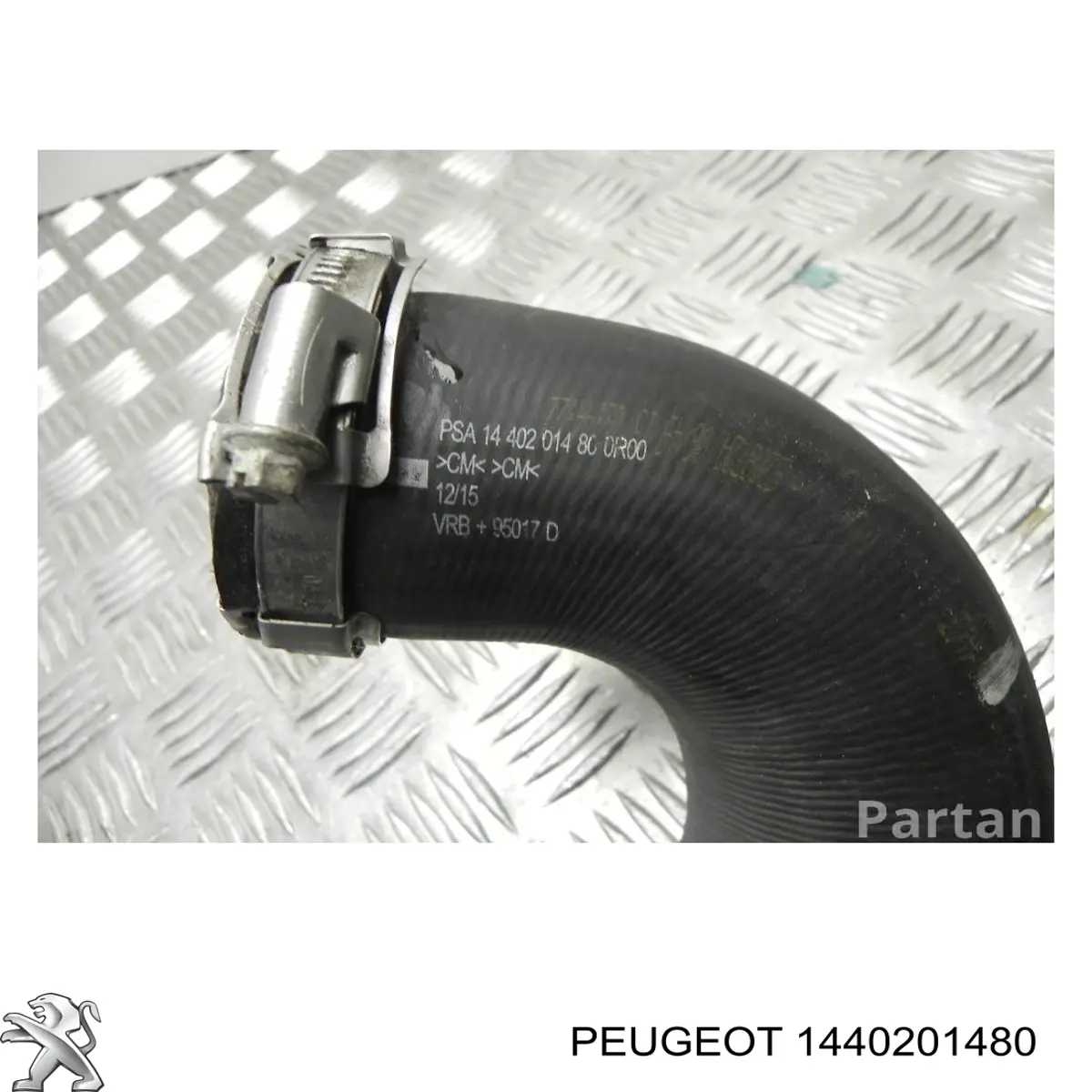 1440201480 Peugeot/Citroen tubo intercooler superior