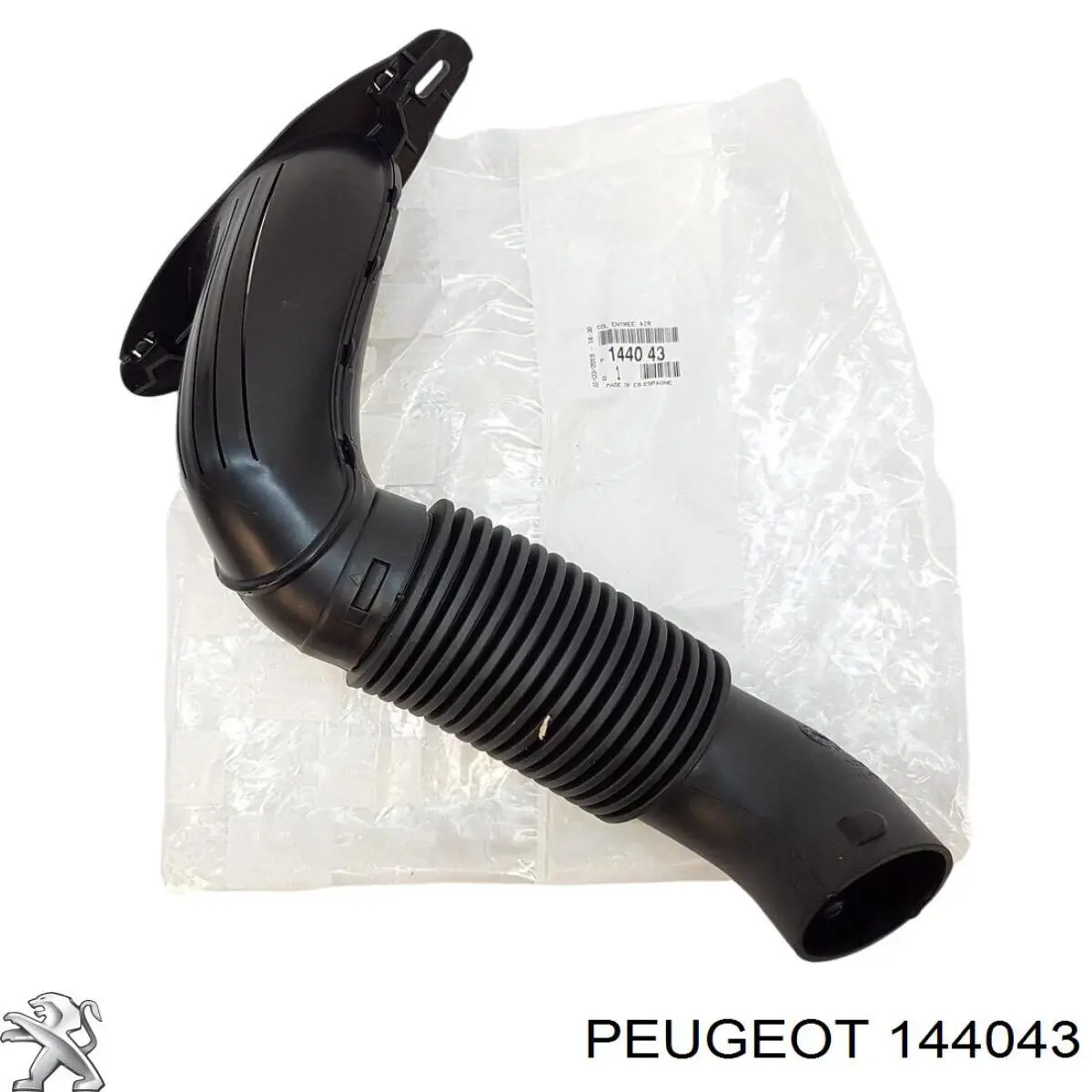 144043 Peugeot/Citroen tubo flexible de aspiración, entrada del filtro de aire