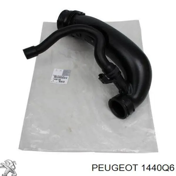 00001440Q6 Peugeot/Citroen tubo flexible de aire de sobrealimentación, a turbina
