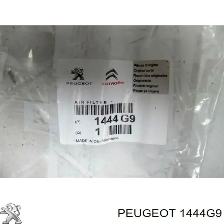 1444G9 Peugeot/Citroen filtro de aire