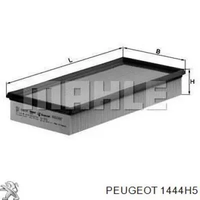 El filtro de aire Peugeot/Citroen 1444H5 precio, desde 7,85 EUR