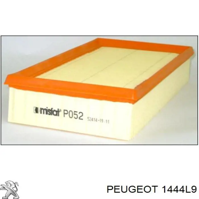 1444L9 Peugeot/Citroen filtro de aire