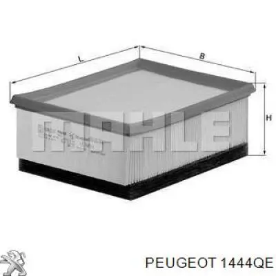 1444QE Peugeot/Citroen filtro de aire