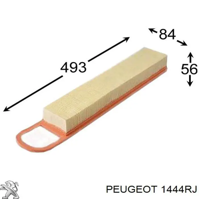 Filtro aire Peugeot/Citroen 1444RJ