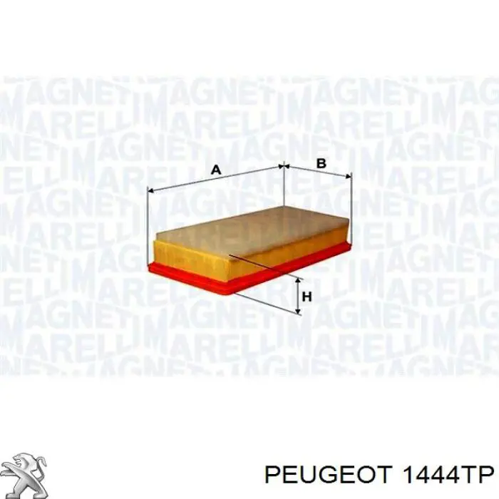 1444TP Peugeot/Citroen filtro de aire
