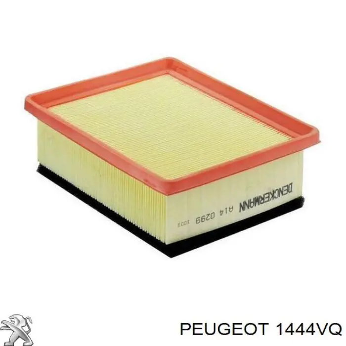 1444VQ Peugeot/Citroen Filtro de aire de motor