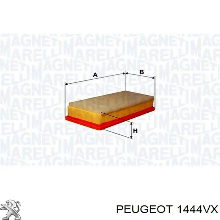 El filtro de aire Peugeot/Citroen 1444VX precio, desde 10,25 EUR