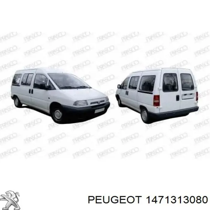 1471313080 Peugeot/Citroen faro antiniebla derecho