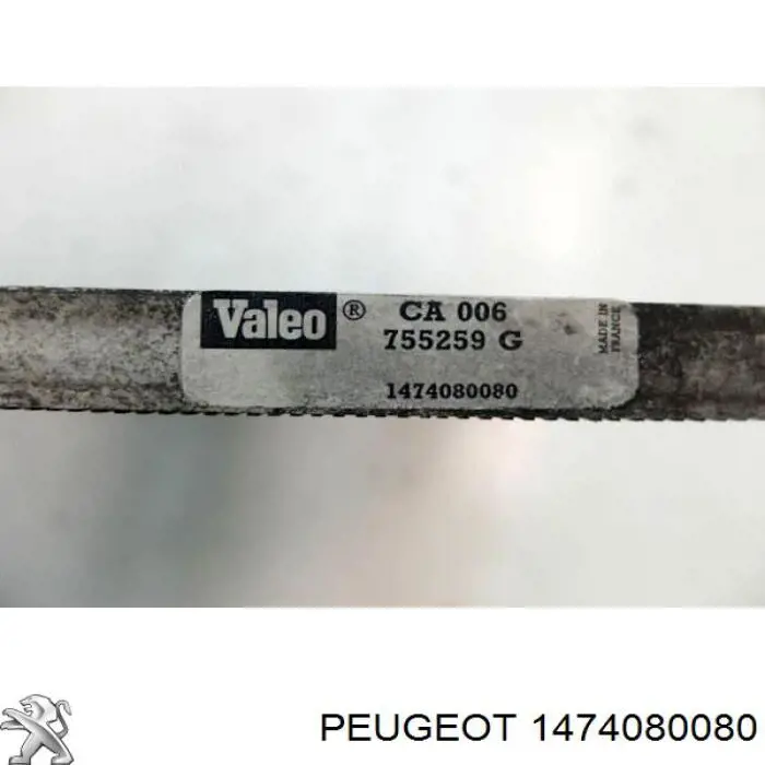 Aire acondicionado capacitor Peugeot/Citroen 1474080080 precio, desde 59,53 EUR