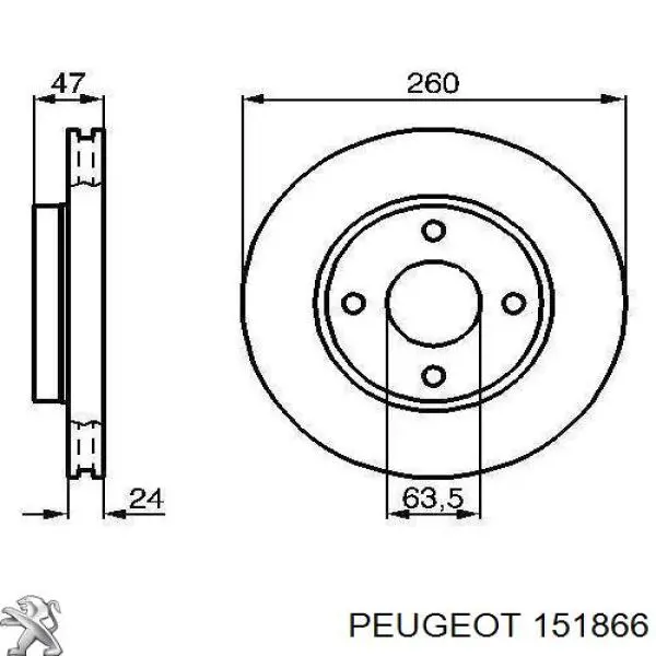 151866 Peugeot/Citroen Carcasa del tubo de llenado del tanque de combustible