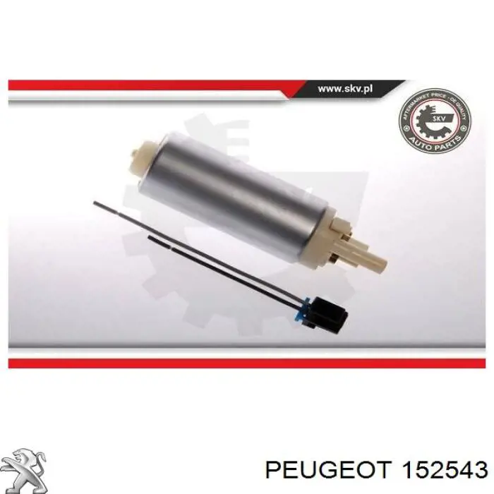 Bomba de combustible eléctrica sumergible para Peugeot 605 (6B)