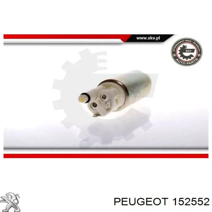 152552 Peugeot/Citroen módulo alimentación de combustible