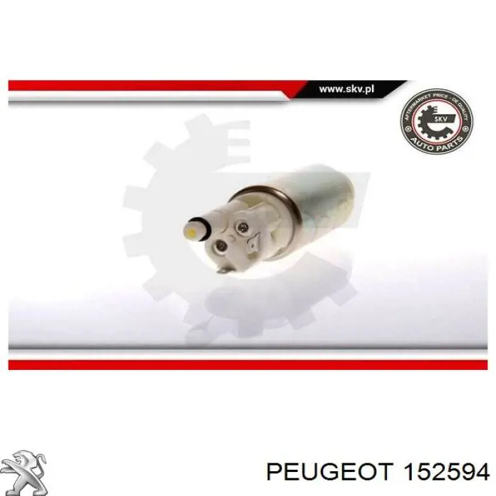 152594 Peugeot/Citroen módulo alimentación de combustible