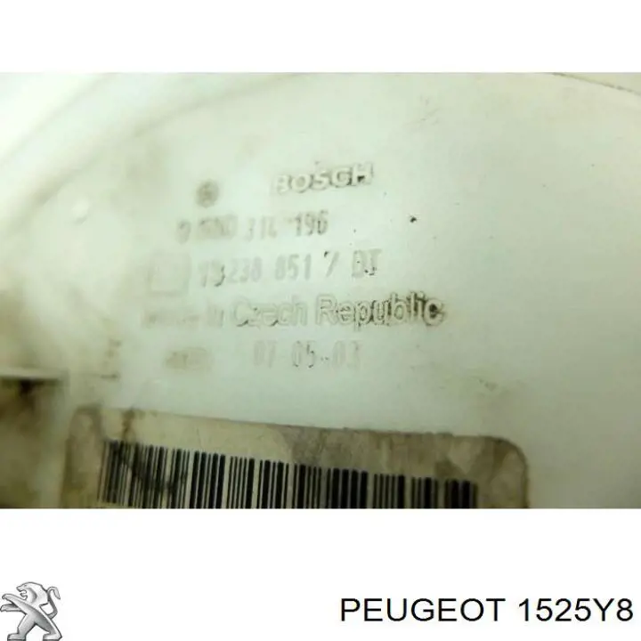 1525Y8 Peugeot/Citroen Módulo de alimentación de combustible