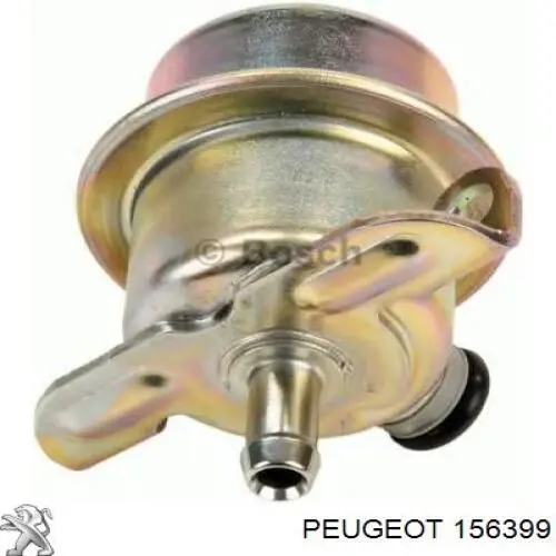 Regulador de presión de combustible, rampa de inyectores para Peugeot 405 (15B)